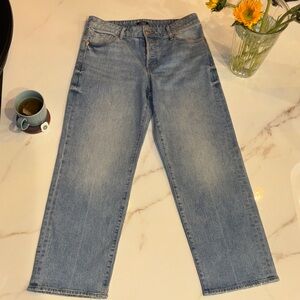 Express Light Blue Men's Straight Jeans